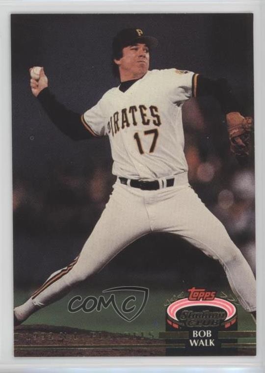 1992-93 Topps Stadium Club Jack Murphy Stadium Box Set Bob Walk #77 0o9