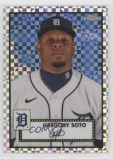 2021 Topps Chrome Platinum Anniversary X-Fractor Gregory Soto #390 d4f
