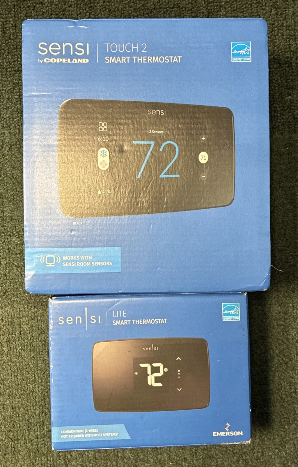 Sensi Touch 2 Smart Thermostat & SENSI LITE SMART THERMOSTAT Bundle - NEW