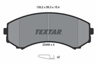 Textar Textar BremsbelÄGe Vorne Mitsubishi Grandis Pajero 3 4 Proudia Dignity 2.