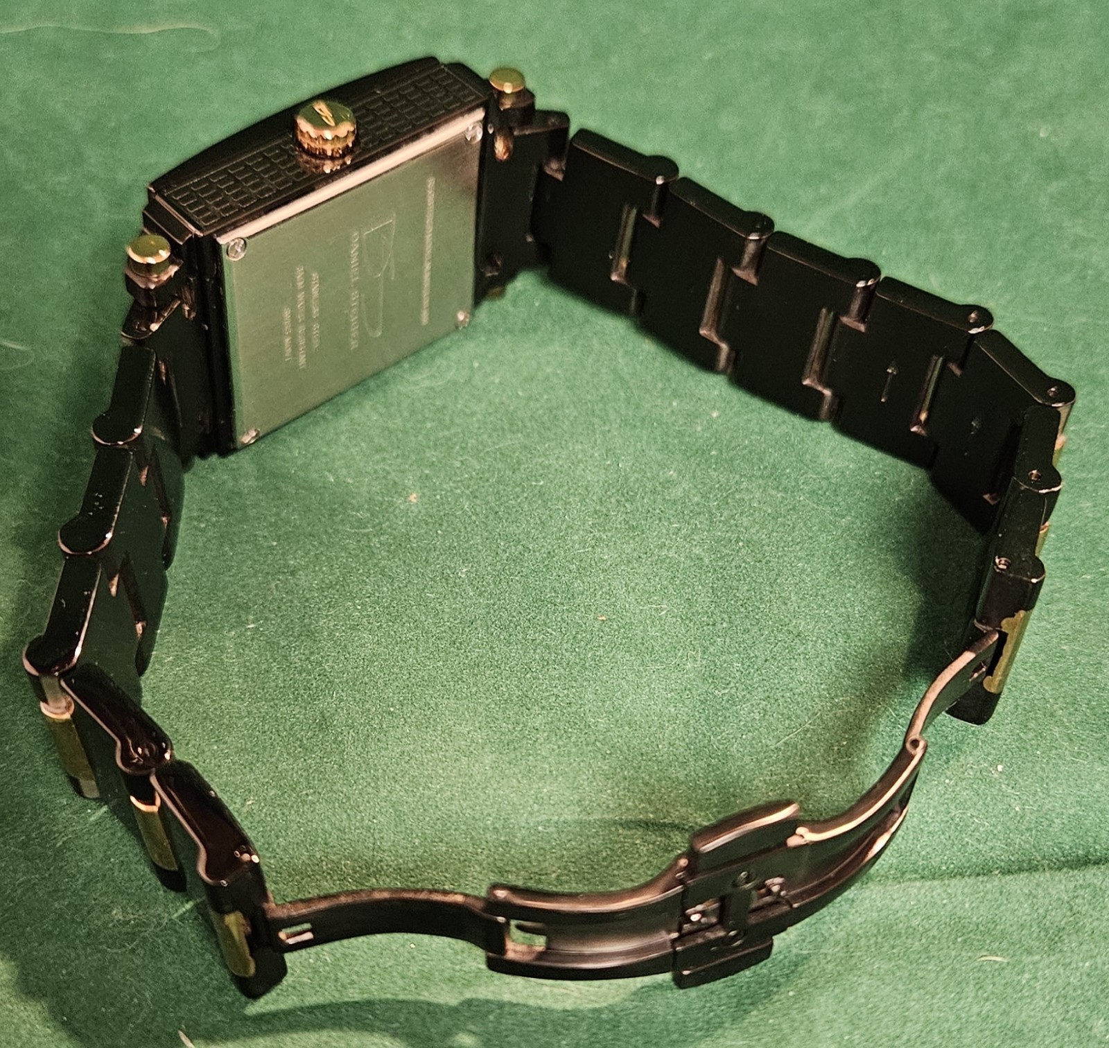 Daniel Steiger Academy Black Rectangular Men's Wa… - image 10