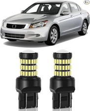 White T20 7443 7444 7440 LED Bulbs with Projector Back Up Reverse Lights Compati