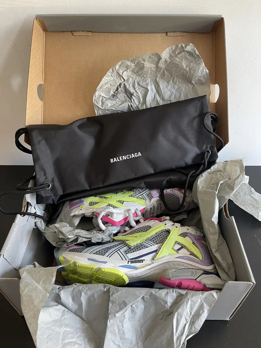 Balenciaga Multicolor Runners Sneaker Size 9 US 42 EU thumbnail 4