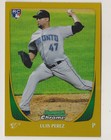 2011 Bowman Chrome Luis Perez /50 GOLD REFRACTOR Rookie Toronto Blue Jays