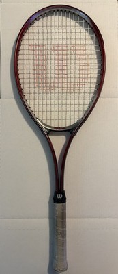 Wilson APT MID L1 4 1/8 Black And Red Tennis Racket Checked And Cleaned.