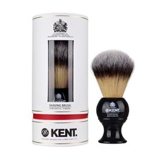 Kent BLK8S Large Synthetic Black Shaving Brush