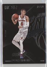 2017-18 Panini Noir Home 36/79 Kristaps Porzingis #37 s3g