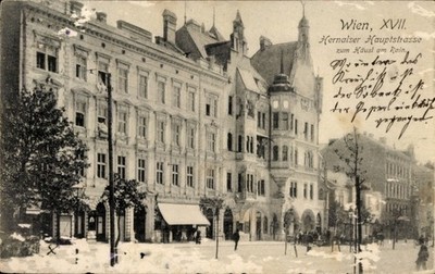 Postcard Vienna 17 Hernals, Hernalser Hauptstraße, zum Häusl am Rain - 5023941