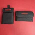 (2) Vintage Nintendo Carry Case Red Letters On Solid Black China Factory #2