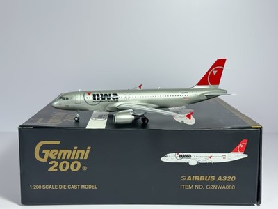 Northwest Airlines Airbus A320 1:200 Gemini Jets N354NW (G2NWA080)