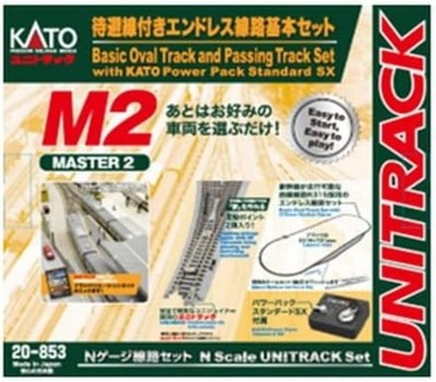 KATO N Gauge M2 Endless Track with Avoidance Line Basic Set Master 2 Model Train