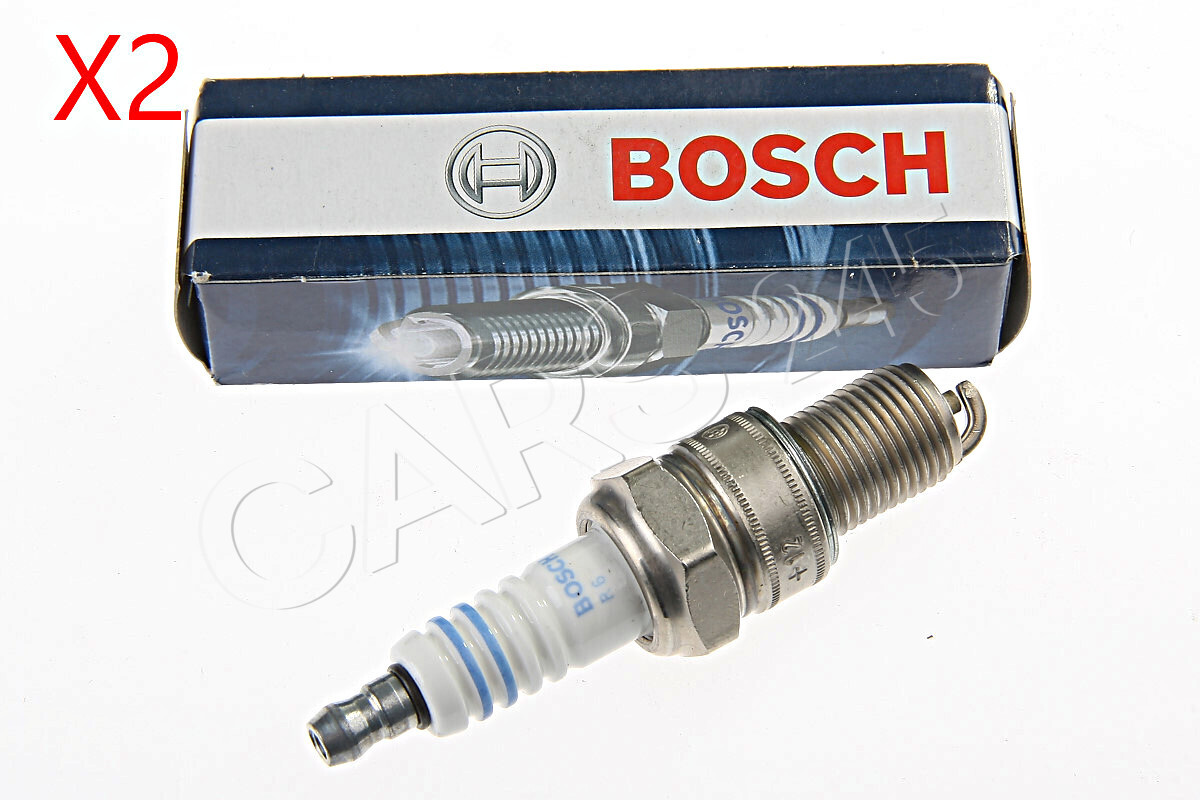 BOSCH 2x Spark Plug For ABARTH ALFA ROMEO ALPINE ASTON MARTIN 55-19 0242240592