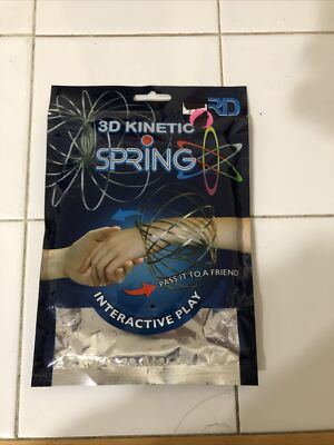 3D Kinetic Spring Toy Interactive Motion Sculpture Science Play Action Fun