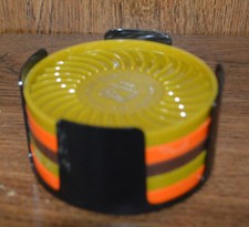 Colorful Coasters Set Of 5- Ritepoint Made In USA John Deere Emp CU Waterloo IA