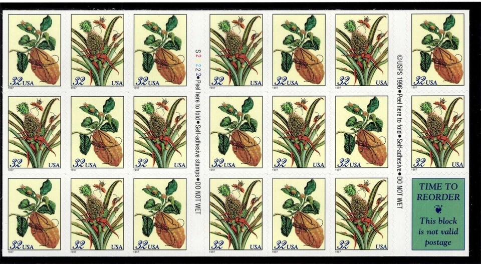 US Stamp Scott #3127A Botanical Prints, 10 Panes of 20 (200pc) - Image 2 of 2