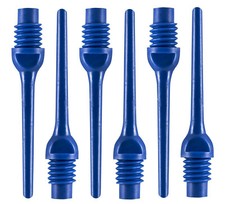 100 Bulls Superkey 24mm Soft Tip Dart Points   Ships w/ Tracking - Blue