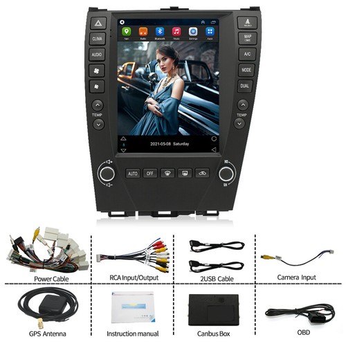 9.7'' Android 11 Car Stereo Radio Head Unit GPS For 2006-2012 Lexus ES330 ES350 - Picture 10 of 12