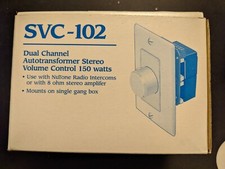 NuTone SVC-102 Dual Channel Stereo Volume Control Units - 150 Watts
