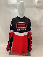 Vintage Shift Racing Black/Red/White Medium Long Sleeve Motocross Jersey Moto X