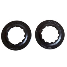 Shimano Centerlock Disc Brake Rotor Lock Ring Black MTB ROAD 2PCS MTB Fit Sram