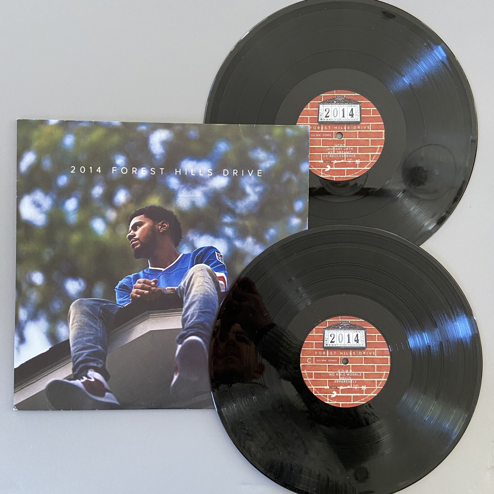 2014 Forest Hills Drive [LP] by J. Cole (Record, 2015) Vinyl Record Rap EX/VG+