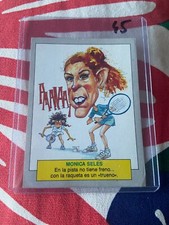 1990 Monica Seles Tennis # 20 Karikatas Ediciones Este Card