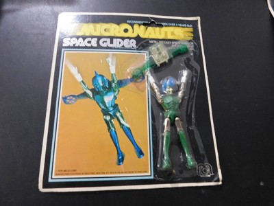Micronauts Actionfigur Mego Carded Space Glider MOC 1976 Green Version