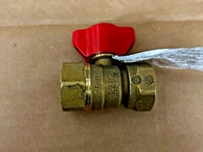 Mueller B&K 3/4" 111-124HC Brass Gas Ball Valve Threaded