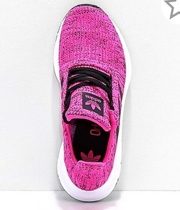 adidas swift run trace pink & grey shoes