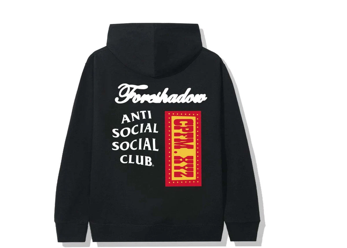 Anti Social Club x Cactus Plant Flea Market Menu0026#039;s Hoodie Size Large  Forshadow | eBay