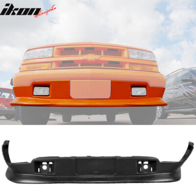 Front Bumper Lip Spoiler For 98-04 Chevy S10 Xtreme Pickup - PU Black Lower Chin Splitter
