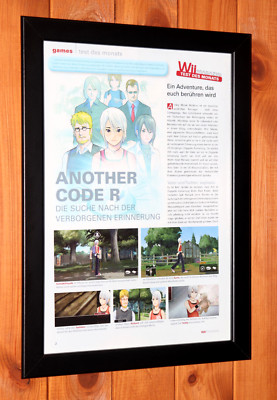 Another Code R A Journey into Lost Memories Wii Mini Promo Poster Ad ...