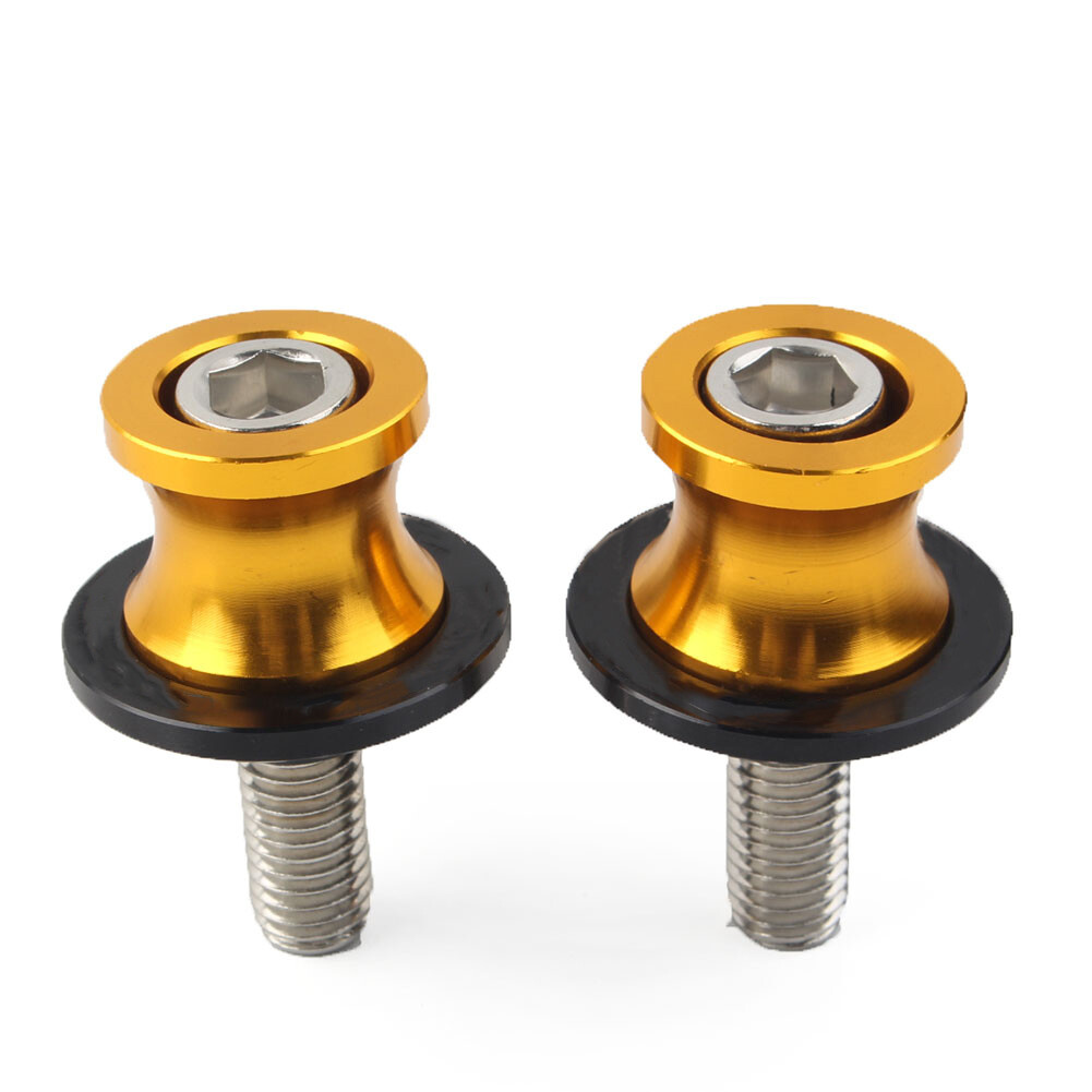 10mm CNC Swingarm Spools Slider Swing Arm Stand For KAWASAKI ZX6R 1998