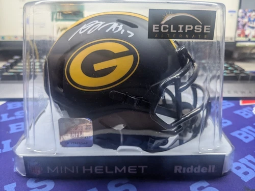 Green Bay Packers Davante Adams Autographed Mini Helmet