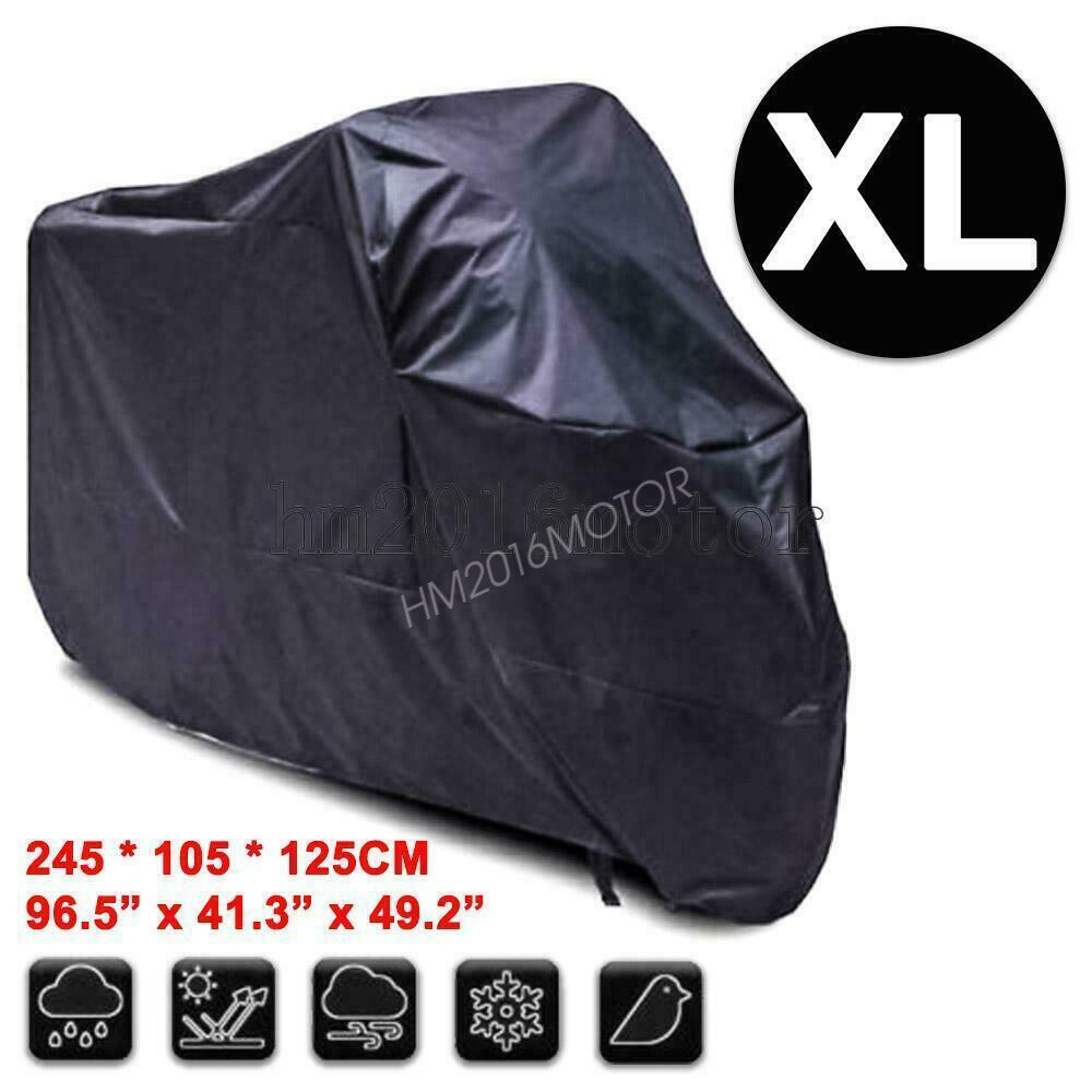 XL Motorcycle Cover Black For Kawasaki Ninja ZX14 R ZX1400 ZX6 XL Motorcycle Cover Black For Kawasaki Ninja ZX14 R ZX1400 ZX6