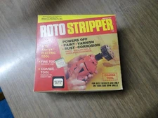 Vintage Thompson Roto Stripper Coarse Tool Drill Attachment w/ Box