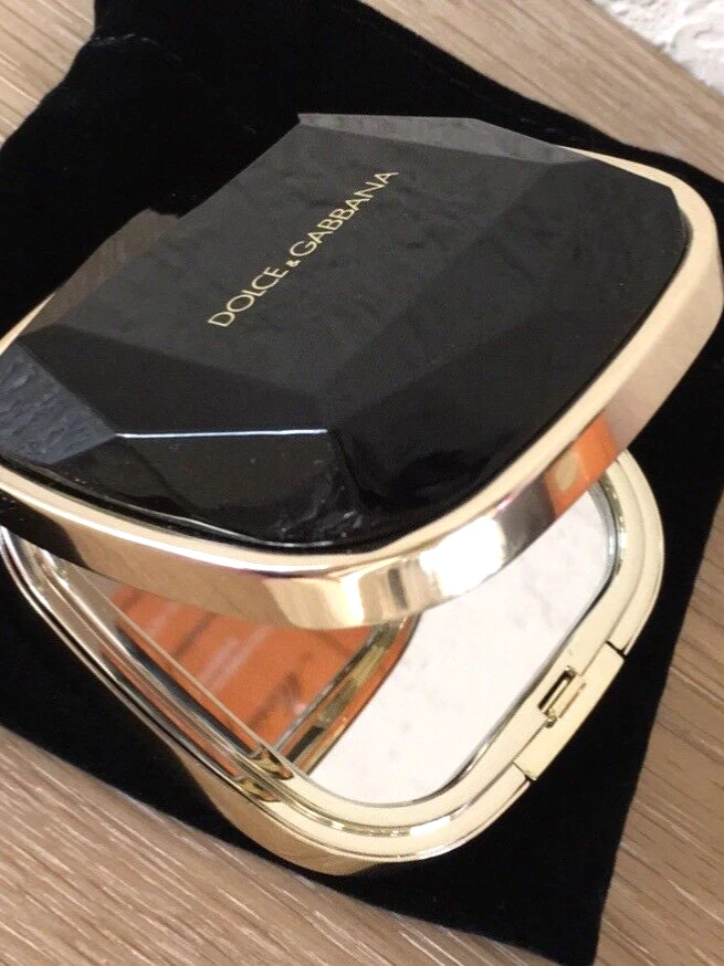 Dolce & Gabbana Oro Negro Zafiro Joya Colección Lupa Espejo 4 Bolso de Mano Foto 3 de 4