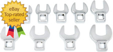 10 Pc. 3/8" Drive Crowfoot Wrench Set, Metric - 81909