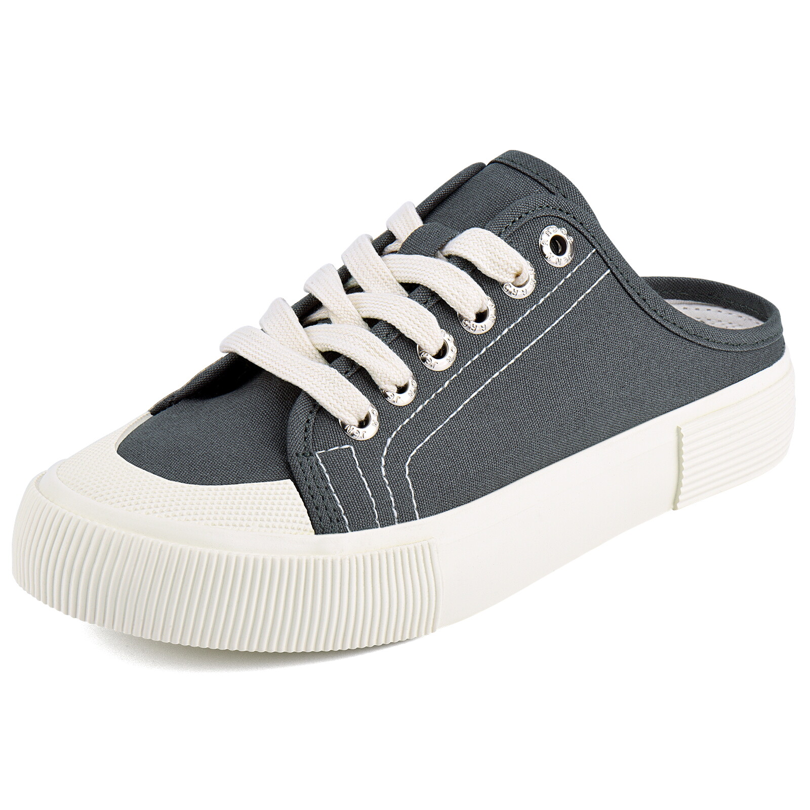 Backless Slipper Canvas Casual Flats Shoes