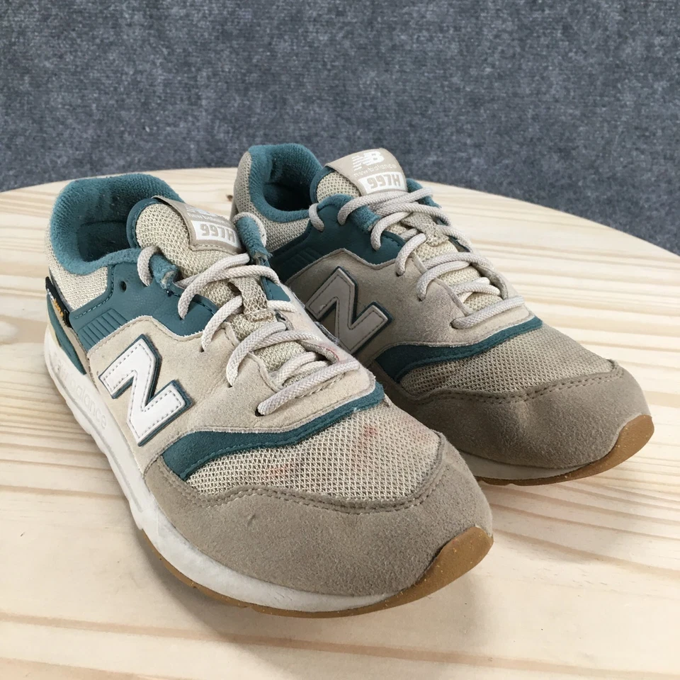 New Balance 997H Zapatos Jóvenes Niños 4.5 M Entrenadores Tenis Beige Con Cordones GR997HTG Foto 3 de 4