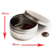 5 x 150ml Empty Cosmetic Pots Jars Tins Container Craft Sample *BEST BUY* jna5