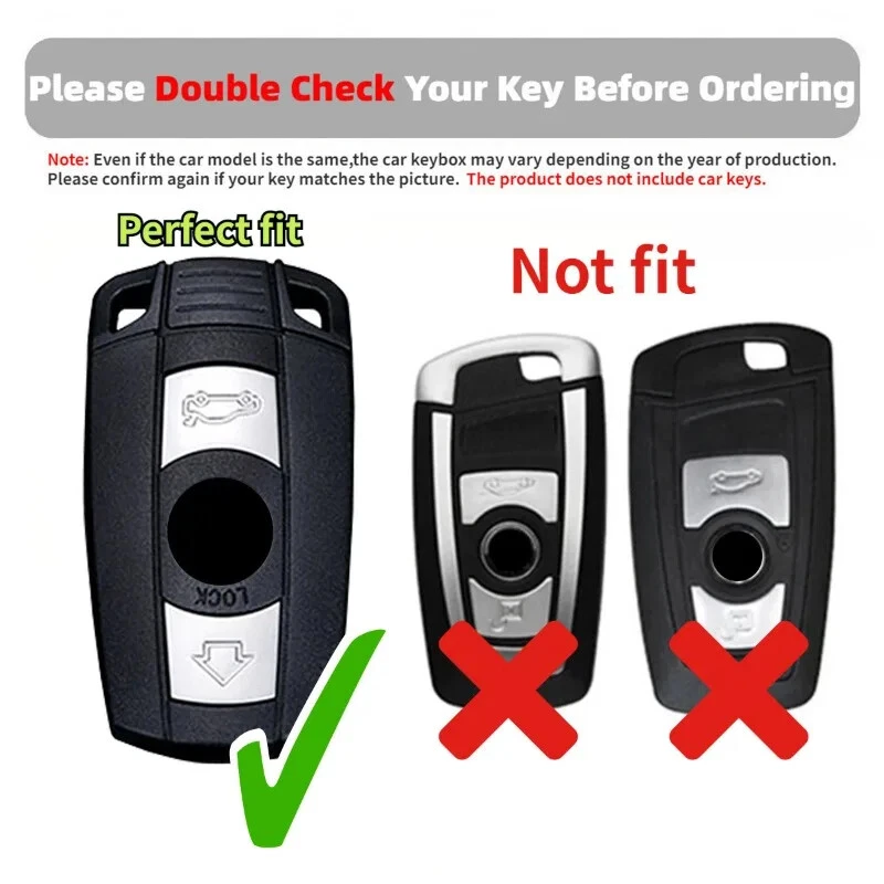 Auto Schlüssel HülleCase Key cover für E90 E91 E92 E84 E60 E64 Zubehör - Bild 2 von 4