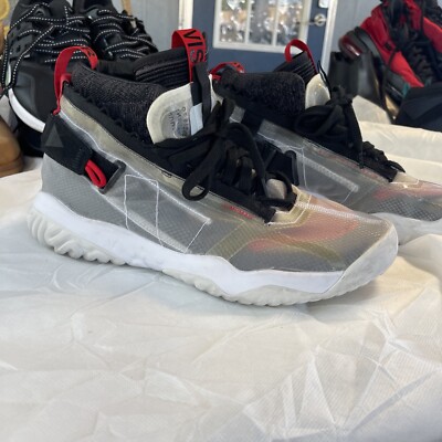 Nike Air Jordan Protro-React Gray Silver Black BV1654 002 Sz 11.5