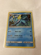 Pokemon Vaporeon 18/68 Hidden Fates Holo Rare NM 