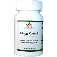 ALLERGY SUPPORT Supplement, 90 Caps, 1000mg, Butterbur, Quercetin, Bromelian. 