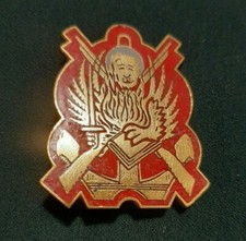 DISTINTIVO/SPILLA - LEONE DI SAN MARCO - LIBRO CHIUSO E SPADA - GUERRA