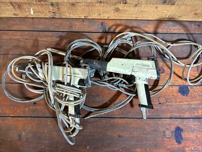 PG1 IT W Gema Electrostatic powder coating spray gun Lot Of 2 Parts Repairs