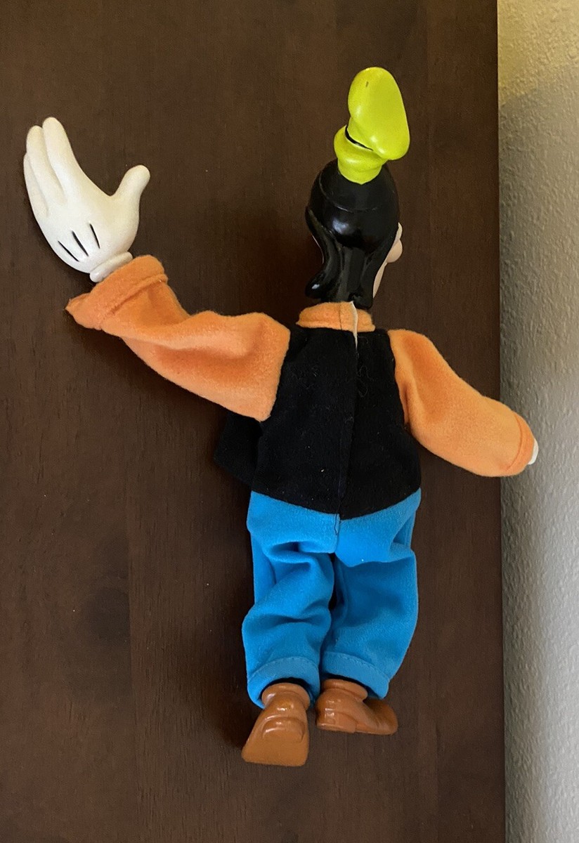 RARE - Vintage Walt Disney Goofy Doll Plush Figure Model Toy 70s