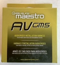 NEW iDatalink Maestro HRN-AV-GM5 Rear Seat Video Harness for Select GM Vehicles