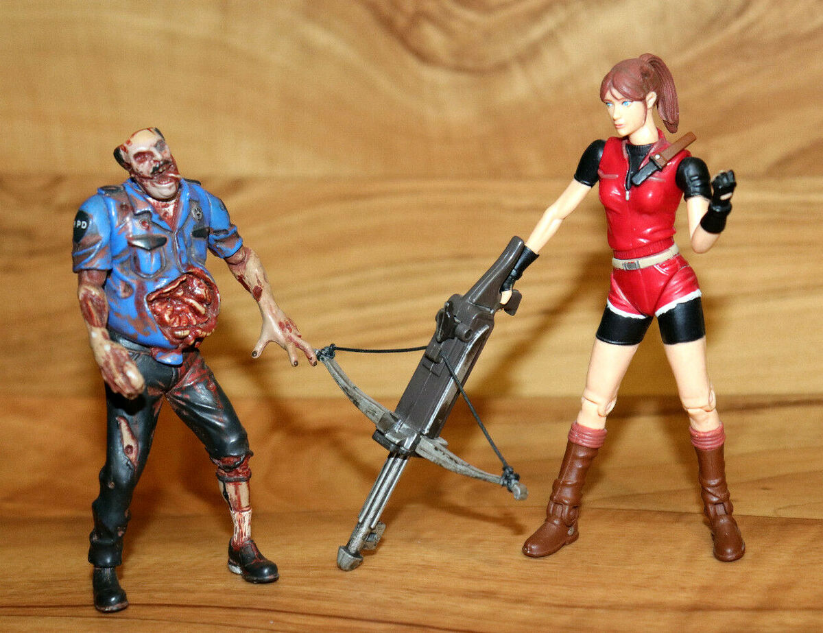 Resident Evil 2 Claire Redfield Zombie Cop Action Figure Resident Evil 2 Claire Redfield Zombie Cop Action Figure
